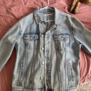oversized jean jacket